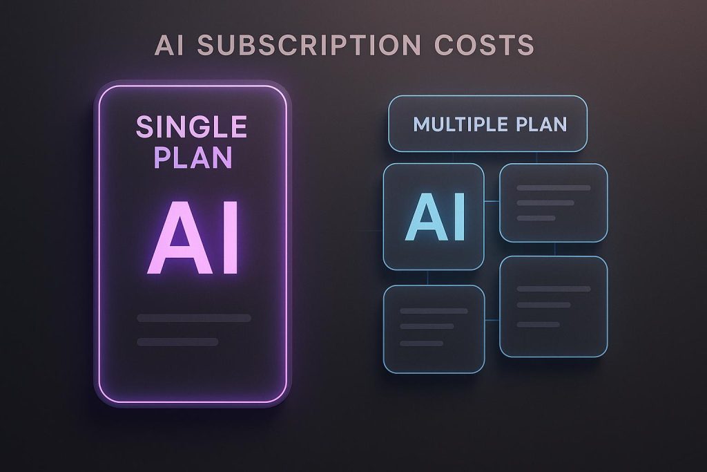 AI Subscription Costs: Single vs Multiple Platform Plans
